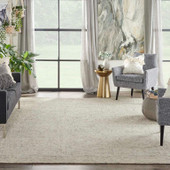 Nourison Interlock ITL03 Blue Ivory Area Rug Room Scene Nourison Interlock ITL03 Blue Ivory Area Rug Room Scene