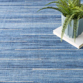 Nourison Interweave IWV01 Denim Rug Detail on Floor