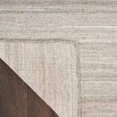 Nourison Interweave IWV01 Grey Area Rug Back