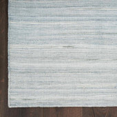 Nourison Interweave IWV01 Light Blue Area Rug Corner