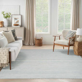 Nourison Interweave IWV01 Light Blue Area Rug Room Scene Nourison Interweave IWV01 Light Blue Area Rug Room Scene