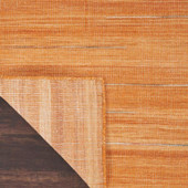 Nourison Interweave IWV01 Orange Area Rug Back