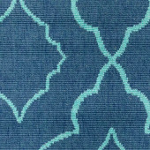 Oriental Weavers Meridian 7541B Navy/ Blue Area Rug Swatch