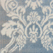 Nourison Elation ETN03 Ivory Blue Area Rug Swatch