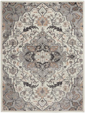 Nourison Elation ETN09 Ivory Grey Area Rug Nourison Elation ETN09 Ivory Grey Area Rug