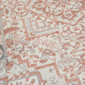 Nourison Elation ETN10 Ivory Brick Area Rug Detail Nourison Elation ETN10 Ivory Brick Area Rug Detail