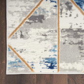 Nourison Elation ETN12 Grey Multi Area Rug Corner Nourison Elation ETN12 Grey Multi Area Rug Corner