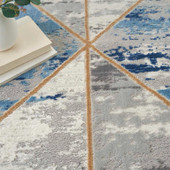 Nourison Elation ETN12 Grey Multi Area Rug Detail Nourison Elation ETN12 Grey Multi Area Rug Detail