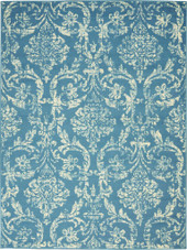 Nourison Jubilant JUB09 Blue 5x7 Area Rug