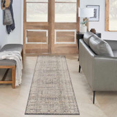 Nourison Lynx LNX05 Ivory Slate 2x10 Runner in Room