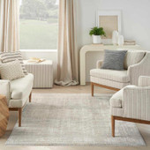 Nourison Lynx LNX06 Ivory Multi Area Rug Room Scene