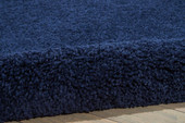 Nourison Malibu Shag MSG01 Navy Area Rug Texture
