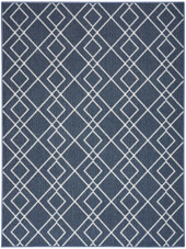 Nourison Modern Lines MOL01 Denim 5x7 Area Rug