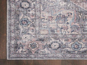 Nourison Nicole Curtis SR101 Grey Area Rug Corner Nourison Nicole Curtis SR101 Grey Area Rug Corner