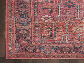 Nourison Nicole Curtis SR102 Brick Area Rug Corner Nourison Nicole Curtis SR102 Brick Area Rug Corner