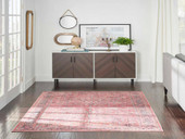 Nourison Nicole Curtis SR102 Brick Area Rug Room Scene Nourison Nicole Curtis SR102 Brick Area Rug Room Scene