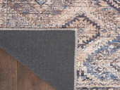 Nourison Nicole Curtis SR103 Ivory Latte Area Rug Back