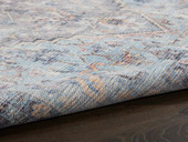 Nourison Nicole Curtis SR104 Light Grey Blue Area Rug Texture Nourison Nicole Curtis SR104 Light Grey Blue Area Rug Texture