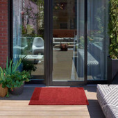 Nourison Essentials NRE01 Brick Red Scatter Rug Outdoors