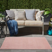 Nourison Essentials NRE01 Pink 3x5 Rug Outdoors
