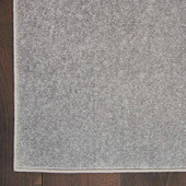 Nourison Essentials NRE01 Silver Grey Rug Corner