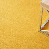 Nourison Essentials NRE01 Yellow Rug Detail on Floor