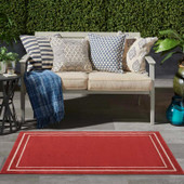 Nourison Essentials NRE02 Brick Ivory 3x5 Rug Outdoors Nourison Essentials NRE02 Brick Ivory 3x5 Rug Outdoors