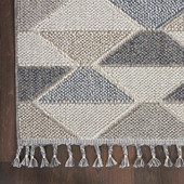 Nourison Paxton PAX01 Grey Charcoal Area Rug Corner Nourison Paxton PAX01 Grey Charcoal Area Rug Corner