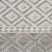 Nourison Paxton PAX03 Ivory Slate Area Rug Swatch