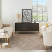 Nourison Positano POS01 Beige 5x7 Area Rug in Room Nourison Positano POS01 Beige 5x7 Area Rug in Room