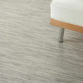 Nourison Positano POS01 Light Grey Area Rug Detail on Floor