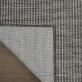 Nourison Positano POS01 Charcoal Area Rug Back