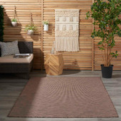 Nourison Positano POS01 Natural 5x7 Area Rug Outdoors
