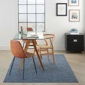 Nourison Positano POS01 Navy Blue 5x7 Area Rug in Room