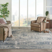 Nourison Quarry QUA04 Grey Beige 7x10 Rug in Room Nourison Quarry QUA04 Grey Beige 7x10 Rug in Room