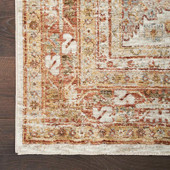 Nourison Sahar SHR01 Ivory Multi Area Rug Corner Nourison Sahar SHR01 Ivory Multi Area Rug Corner