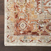 Nourison Sahar SHR02 Ivory Area Rug Corner
