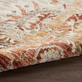 Nourison Sahar SHR02 Ivory Area Rug Texture