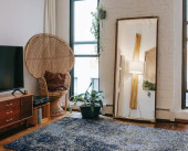 Loloi Viera VR-07 Grey/Navy Area Rug Room Scene Loloi Viera VR-07 Grey/Navy Area Rug Room Scene