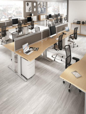 Linden Point Grigio 12" X 24" Porcelain Tile Room Scene Linden Point Grigio 12" X 24" Porcelain Tile Room Scene