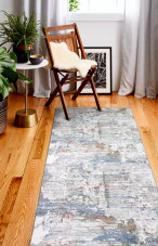 Bashian Allure ALR121 Giulietta Ivory Rust Runner Area Rug Room Scene Bashian Allure ALR121 Giulietta Ivory Rust Runner Area Rug Room Scene