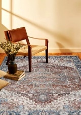 Bashian Century CN101 Gatlin Rust Area Rug Room Scene Bashian Century CN101 Gatlin Rust Area Rug Room Scene