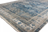 Bashian Century CN112 Geronimo Azure Area Rug on Angle Bashian Century CN112 Geronimo Azure Area Rug on Angle