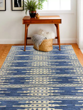 Bashian Chelsea ST281 Bloomfield Azure Area Rug Room Scene Bashian Chelsea ST281 Bloomfield Azure Area Rug Room Scene