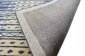 Bashian Chelsea ST281 Bloomfield Azure Area Rug Backing Bashian Chelsea ST281 Bloomfield Azure Area Rug Backing
