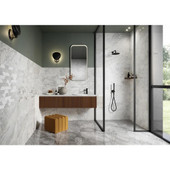 Angel Heart White 24" X 48" Porcelain Tile Room Scene Angel Heart White 24" X 48" Porcelain Tile Room Scene