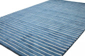 Bashian Contempo ALM71 Brentwood Azure Area Rug on Angle Bashian Contempo ALM71 Brentwood Azure Area Rug on Angle