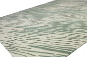 Bashian Greenwich HG367 Mitzi Ivory Green Area Rug on Angle Bashian Greenwich HG367 Mitzi Ivory Green Area Rug on Angle