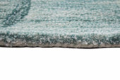 Bashian Greenwich HG382 Mekhi Ivory Aqua Area Rug Edge Bashian Greenwich HG382 Mekhi Ivory Aqua Area Rug Edge
