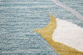 Bashian Greenwich HG382 Mekhi Ivory Aqua Area Rug Close Up Bashian Greenwich HG382 Mekhi Ivory Aqua Area Rug Close Up